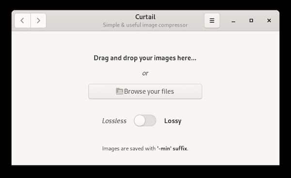 Como instalar o compressor de imagens Curtail no Linux via Flatpak