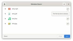 Como instalar o utilitário Metadata Cleaner no Linux via Flatpak
