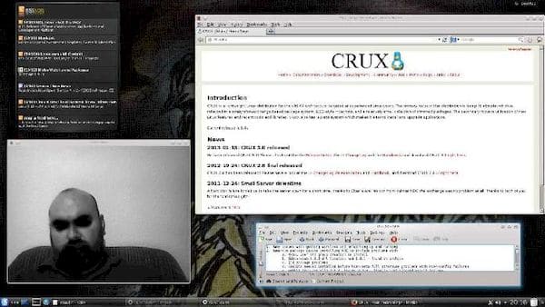 CRUX 3.6 lançado com suporte a UEFI e sem o LILO