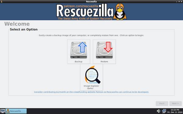 Rescuezilla 2.1 lançado com base no Ubuntu 20.10