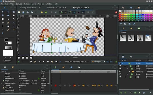 Synfig Studio 1.4 lançado após mais de dois anos de desenvolvimento