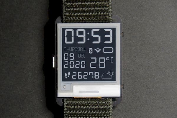 Conheça Watchy, um smartwatch de e-paper aberto e hackeável de 50 dólares