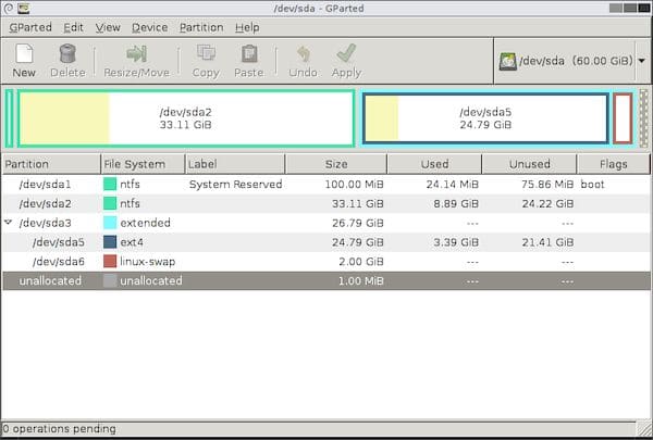 GParted 1.2 lançado com suporte inicial para o sistema de arquivos exFAT