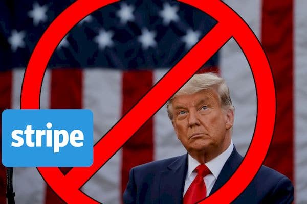 Stripe também suspendeu seus serviços para Donald Trump