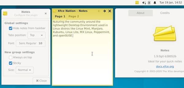 Atualizações de aplicativos do Xfce para janeiro de 2021 trazem melhorias