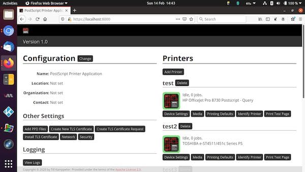 Como instalar o PostScript Printer Application no Linux via Snap