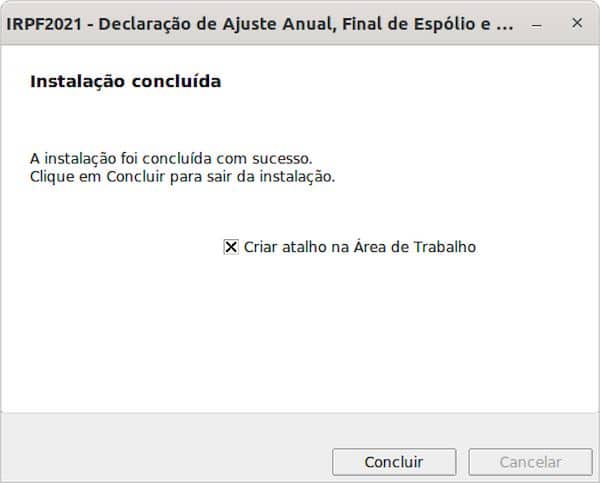 Como instalar o programa IRPF 2021 no Linux via arquivo BIN