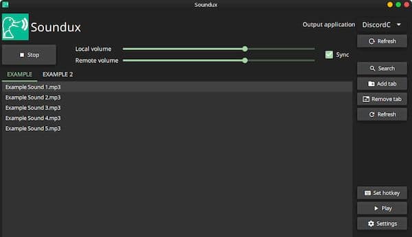 Como instalar o soundboard Soundux no Linux via Flatpak