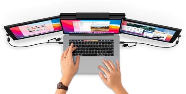 Conheça o Compal Airttach, um conceito de laptop com tela tripla removível