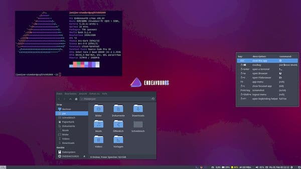 EndeavourOS 2021-02-03 lançado com o kernel 5.10 LTS e Xfce 4.16