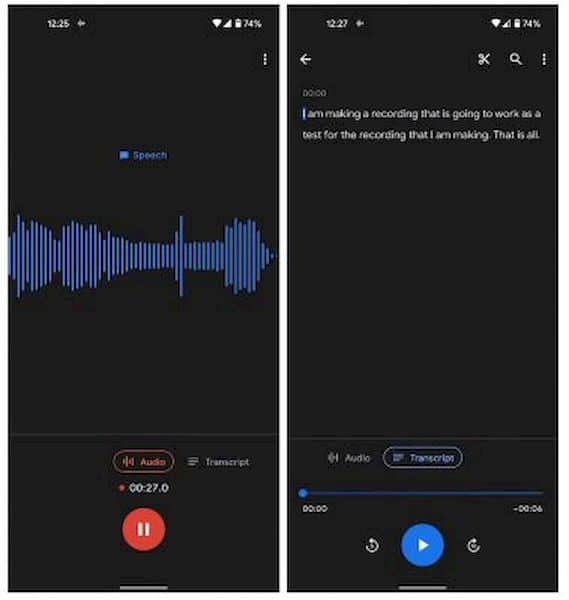 Google Recorder para Android agora pode fazer backup na nuvem