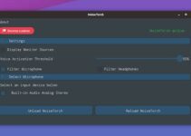 NoiseTorch, um app de supressão de ruído de microfone em tempo real para Linux