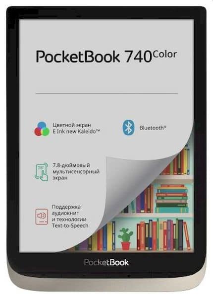 PocketBook 740 Color, um eReader colorido E Ink de 7.8 polegadas