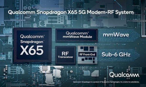 Qualcomm Snapdragon X65 é o primeiro modem 5G 10 Gigabit