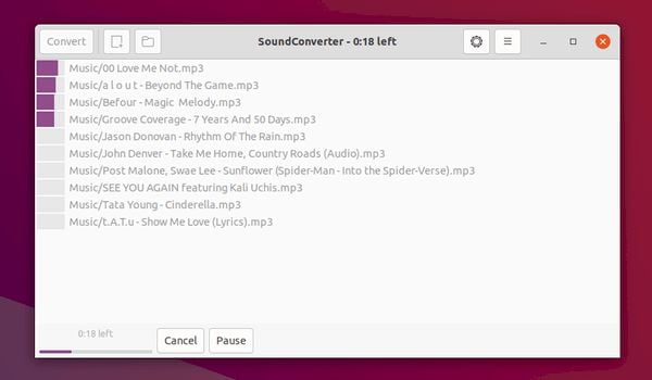 Como instalar o conversor de áudio SoundConverter no Linux via Flatpak