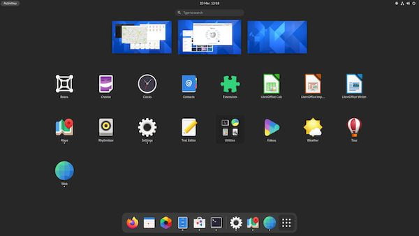 GNOME 40 lançado oficialmente com vários novos recursos e melhorias