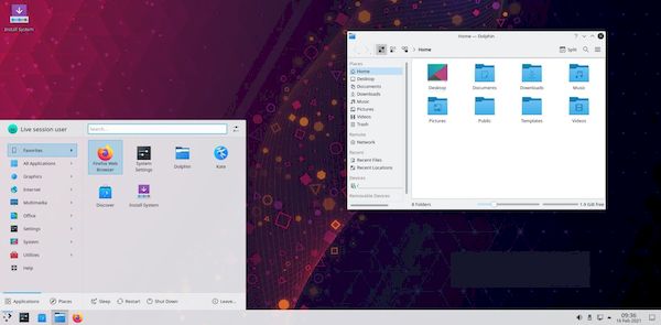 KDE Plasma 5.21.3 lançado para melhorar os componentes existentes