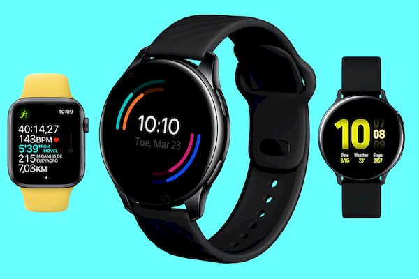 OnePlus Watch vs Apple Watch SE vs Samsung Galaxy Watch Active 2 - comparativo de especificações