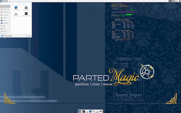 Parted Magic 2021_02_28 lançado com correção para problema de inicialização