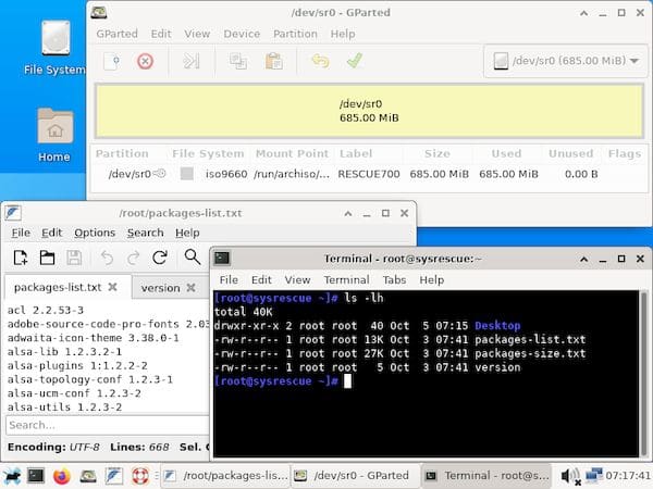 SystemRescue 8 lançado com kernel 5.10 LTS, Xfce 4.16 e suporte exFAT melhorado