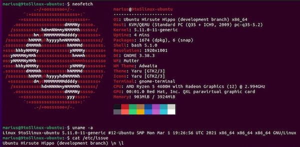 Ubuntu 21.04 agora será baseado no Kernel Linux 5.11