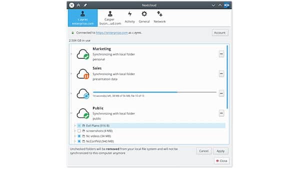 Como instalar o Nextcloud desktop sync client no Linux via Flatpak