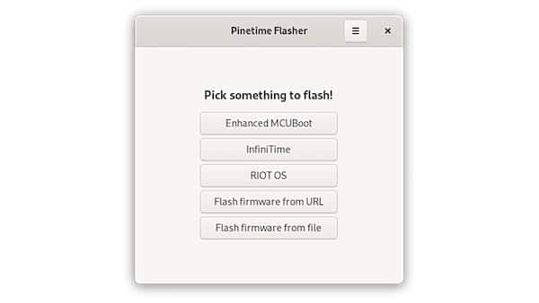 Como instalar o Pinetime Flasher no Linux via Flatpak