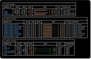 Como instalar o utilitário de espaço em disco duf no Linux via Snap
