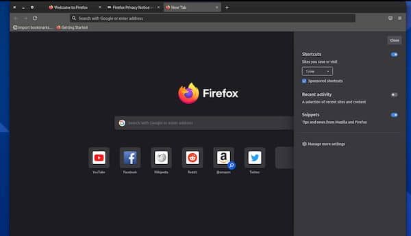 Firefox 89 beta lançado com uma nova aparência e privacidade melhorada