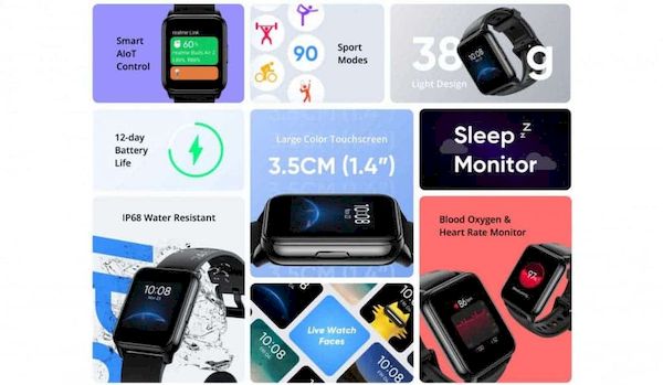 Realme Watch 2 tornou-se oficial na Malásia! Confira!