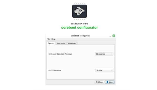 Star Labs lançou o Coreboot Configurator para seus laptops Linux