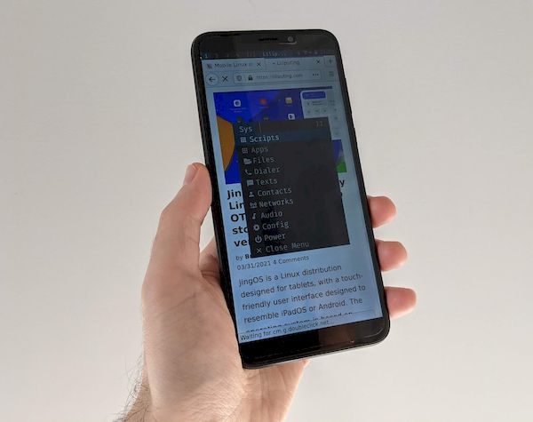 Sxmo 1.4 lançado com melhorias no teclado, tela e renderização de texto