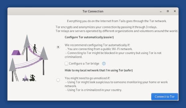 Tails precisa de ajuda para testar o novo assistente de conexão do Tor