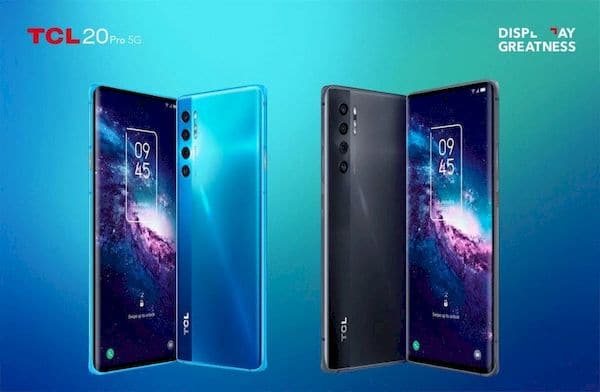 TCL anunciou o TCL 20 Pro 5g, 20l, 20l Plus e 20s