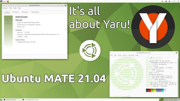 Ubuntu MATE 21.04 lançado com MATE Desktop 1.24 atualizado e  mais