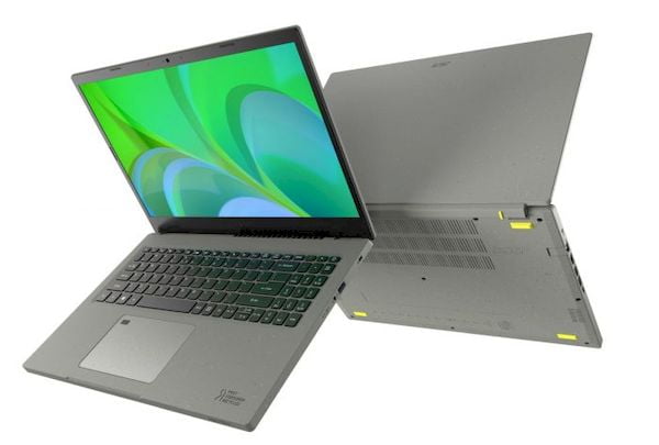 Acer Aspire Vero, um laptop feito com plástico reciclado pós-consumo