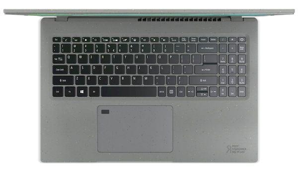 Acer Aspire Vero, um laptop feito com plástico reciclado pós-consumo