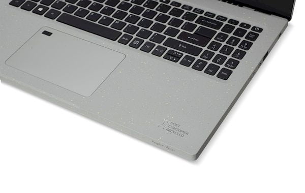 Acer Aspire Vero, um laptop feito com plástico reciclado pós-consumo