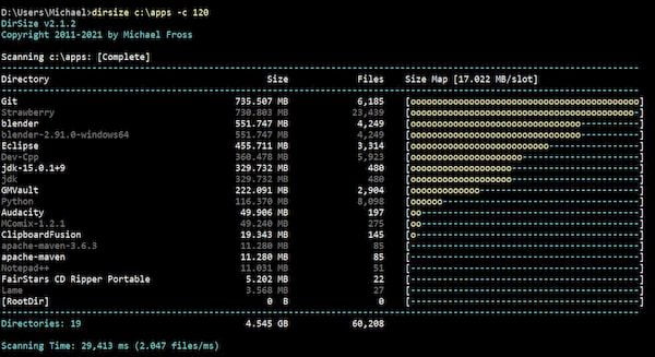 Como instalar a ferramenta de relatório de diretório DirSize no Linux