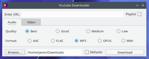 Como instalar o baixador de vídeos youtubedl-gui no Linux via Flatpak