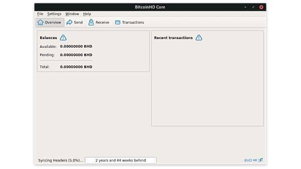 Como instalar o cliente BitcoinHD Core no Linux via Flatpak