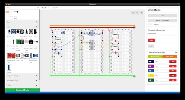 Como instalar o design de circuito Cirkit Studio no Linux via Snap