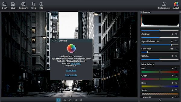 Como instalar o editor de imagens PixelFx no Linux via Snap