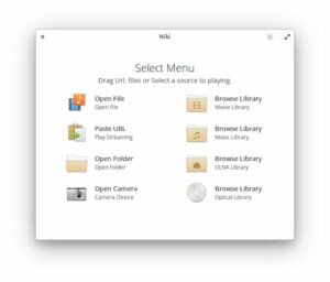 Como instalar o reprodutor multimídia niki no Linux via Snap
