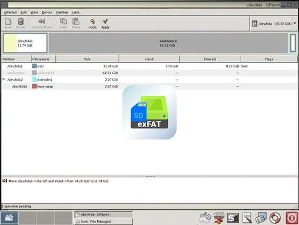 GParted 1.3 lançado com melhorias no suporte a exFAT e muito mais