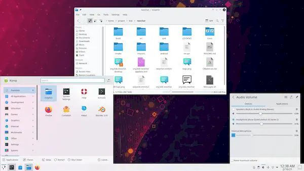 KDE Plasma 5.21.5 lançado com mais correções de bugs e melhorias