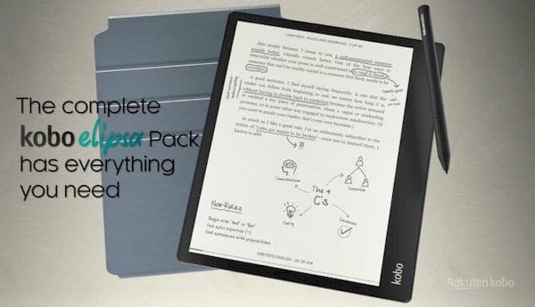 Kobo Elipsa, um tablet E Ink de 10.3 polegadas com suporte para caneta