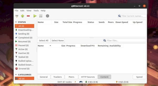 qBittorrent 4.3.5 lançado para finalizar o suporte para Ubuntu 20.04