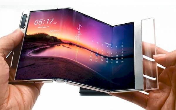 Samsung mostrou as próximas telas OLED dobráveis ​​e roláveis