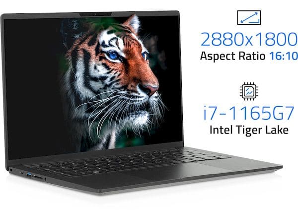 TUXEDO lançou o laptop TUXEDO InfinityBook Pro 14 com tela 3K